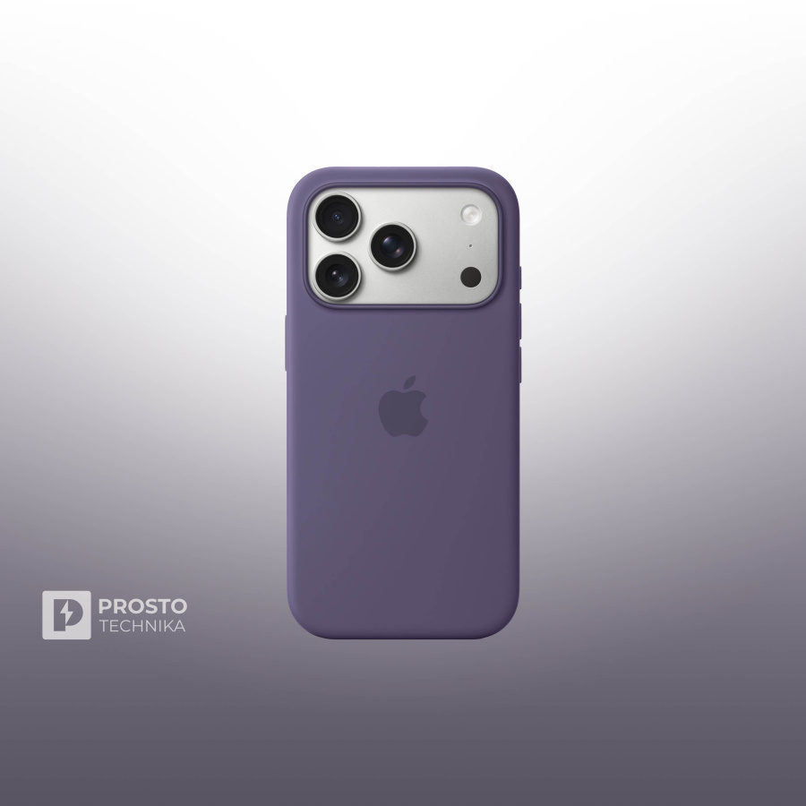 Чехол Apple iPhone 17 Pro Max Silicone Case with MagSafe - Purple Fog